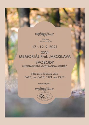 POZVÁNKA NA AKCI - MEMORIÁL PROF. JAROSLAVA SVOBODY