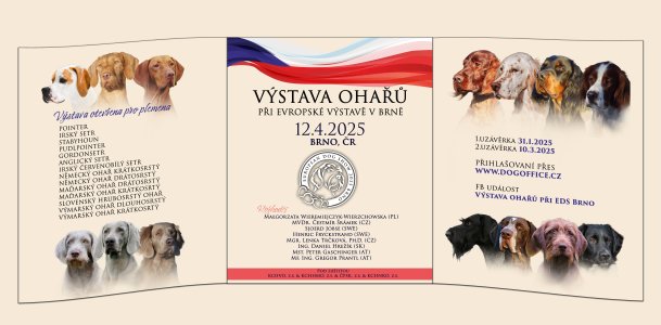 Pozvánka - výstava ohařů při Evropské výstavě