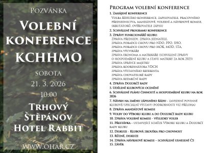 Konference klubu - pozvánka a program