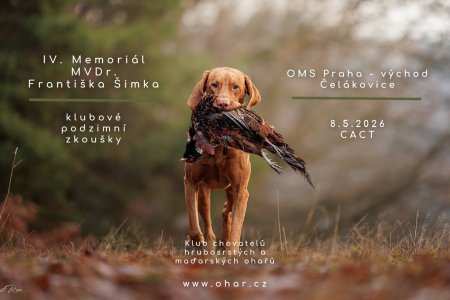 Pozvánka - IV. Memoriál MVDr. Františka Šimka - KPZ